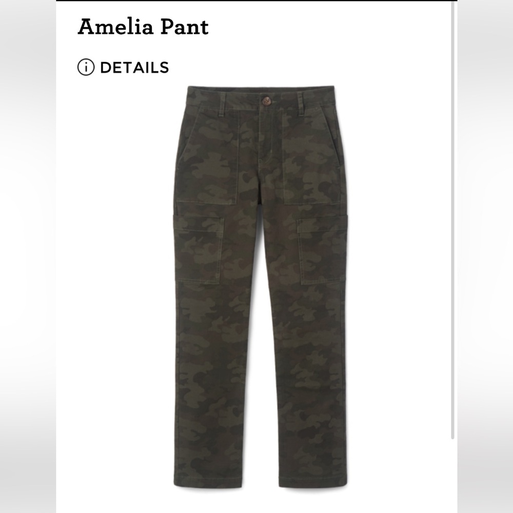 New!  CAbi “Amelia Utility Pant”, Size 6. Fatigue Color. Hard to find!!